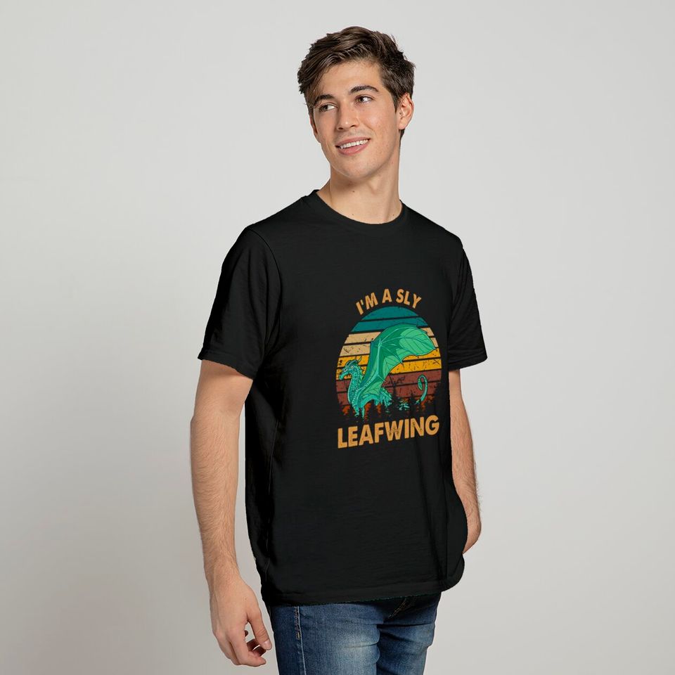 Kid I m A Sly Leafwing Dragons Retro Wings Of Fire T-shirt