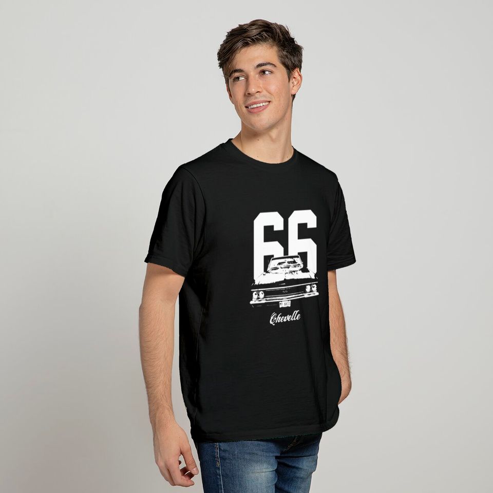 1966 Chevelle Grill View Worn Look T-shirt