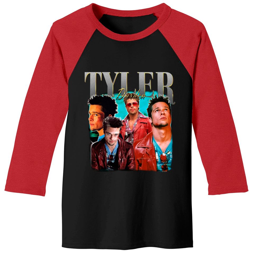 TYLER DURDEN Baseball Tees | Tyler Durden Vintage Baseball Tees | Tyler Durden Retro Baseball Tees