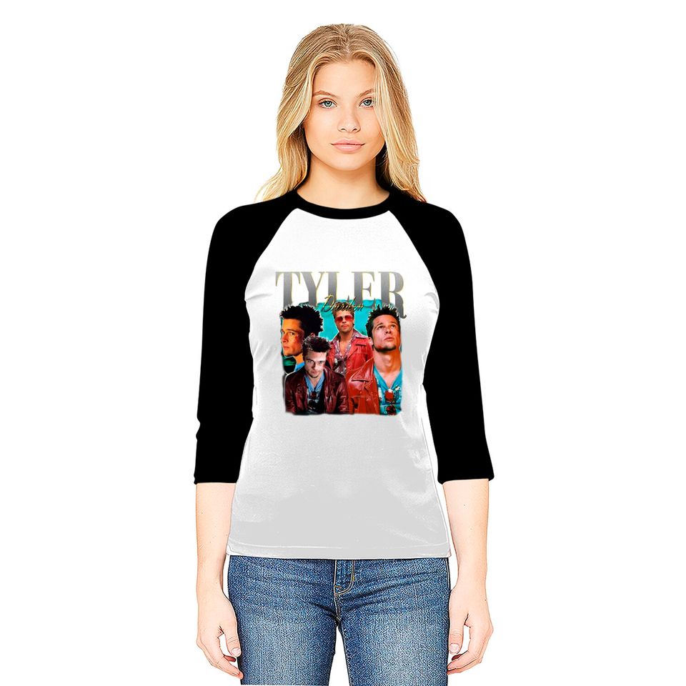 TYLER DURDEN Baseball Tees | Tyler Durden Vintage Baseball Tees | Tyler Durden Retro Baseball Tees