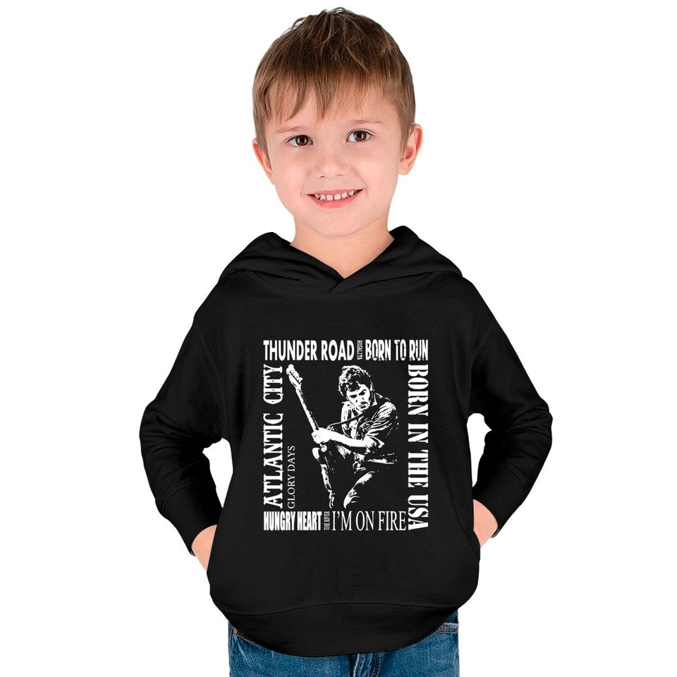 Bruce Springsteen Kids Pullover Hoodies