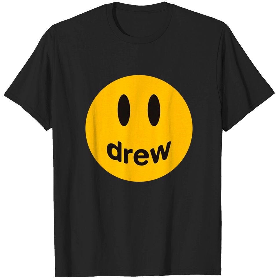Funny Drew Smiley Face Inspired Printed Tshirt