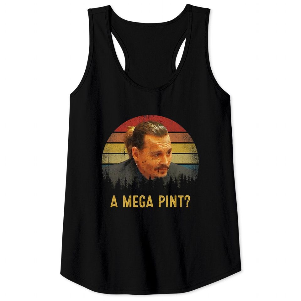 A Mega Pint Johnny Depp Classic Tank Tops