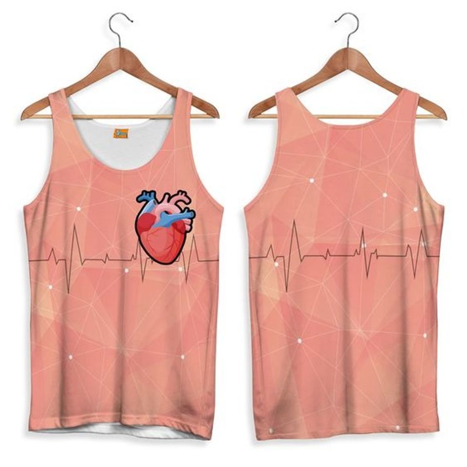 Heart Collection Tank Top 3D
