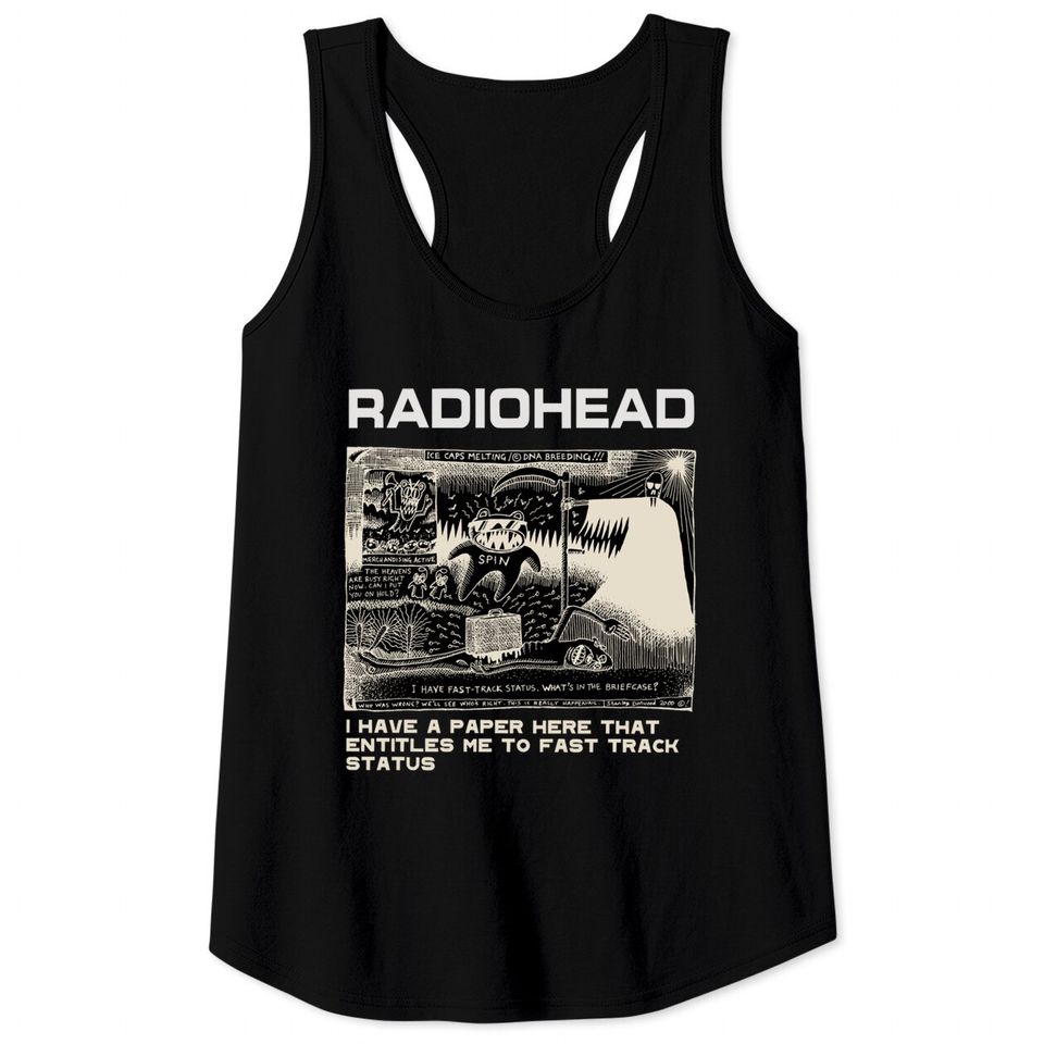 RADIOHEAD, Radiohead Tank Tops, Vintage tee
