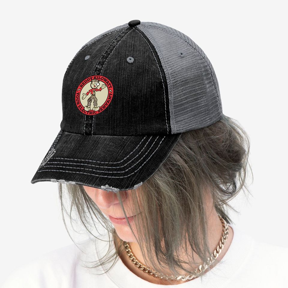 REDDY KILOWATT IS FUN - Reddy Kilowatt - Trucker Hats