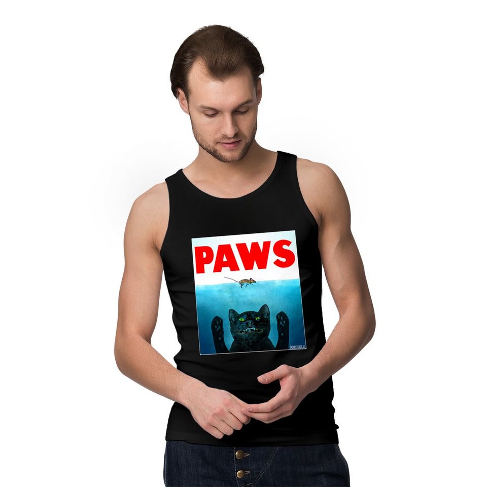 Paws (Cat Jaws) - Cat - Tank Tops