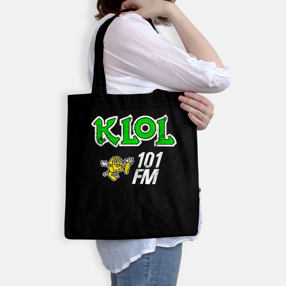 KLOL Houston / Defunct 80s Radio Station Logo - Radio Station - Bags