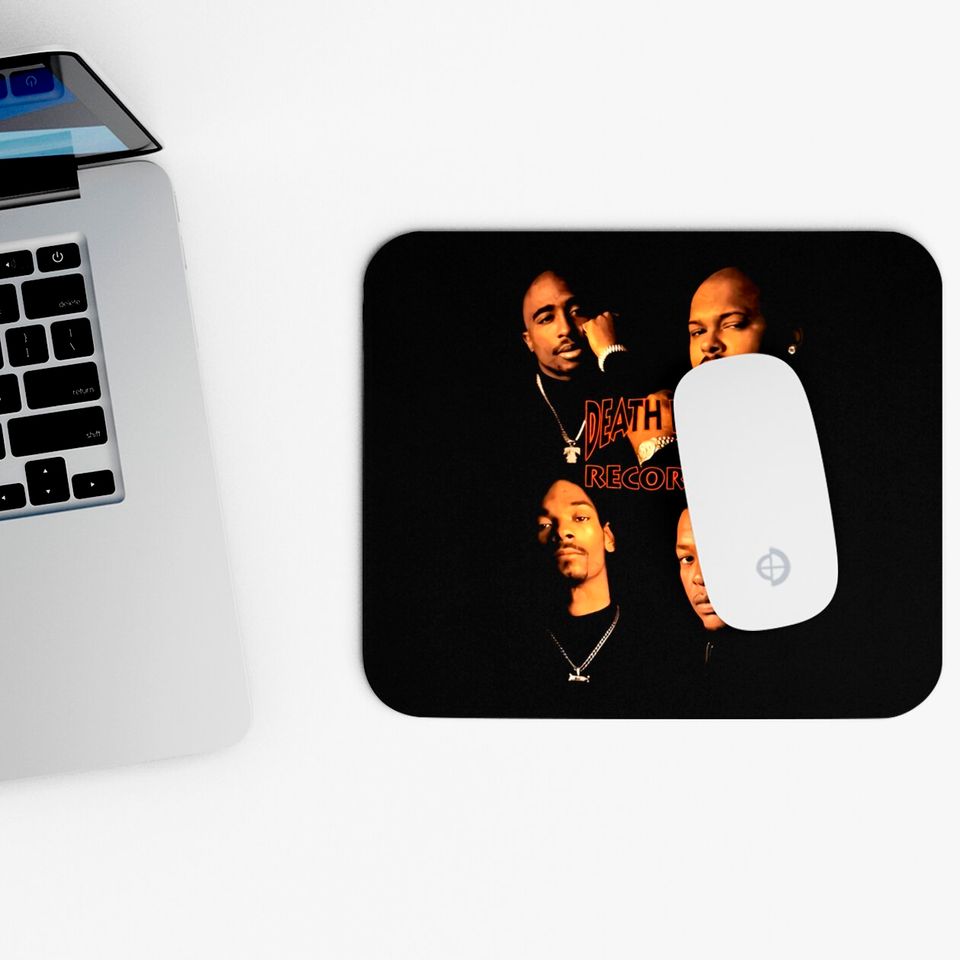 Vintage Death Row Records Mouse Pads, Vintage Death Row Tupac Mouse Pads