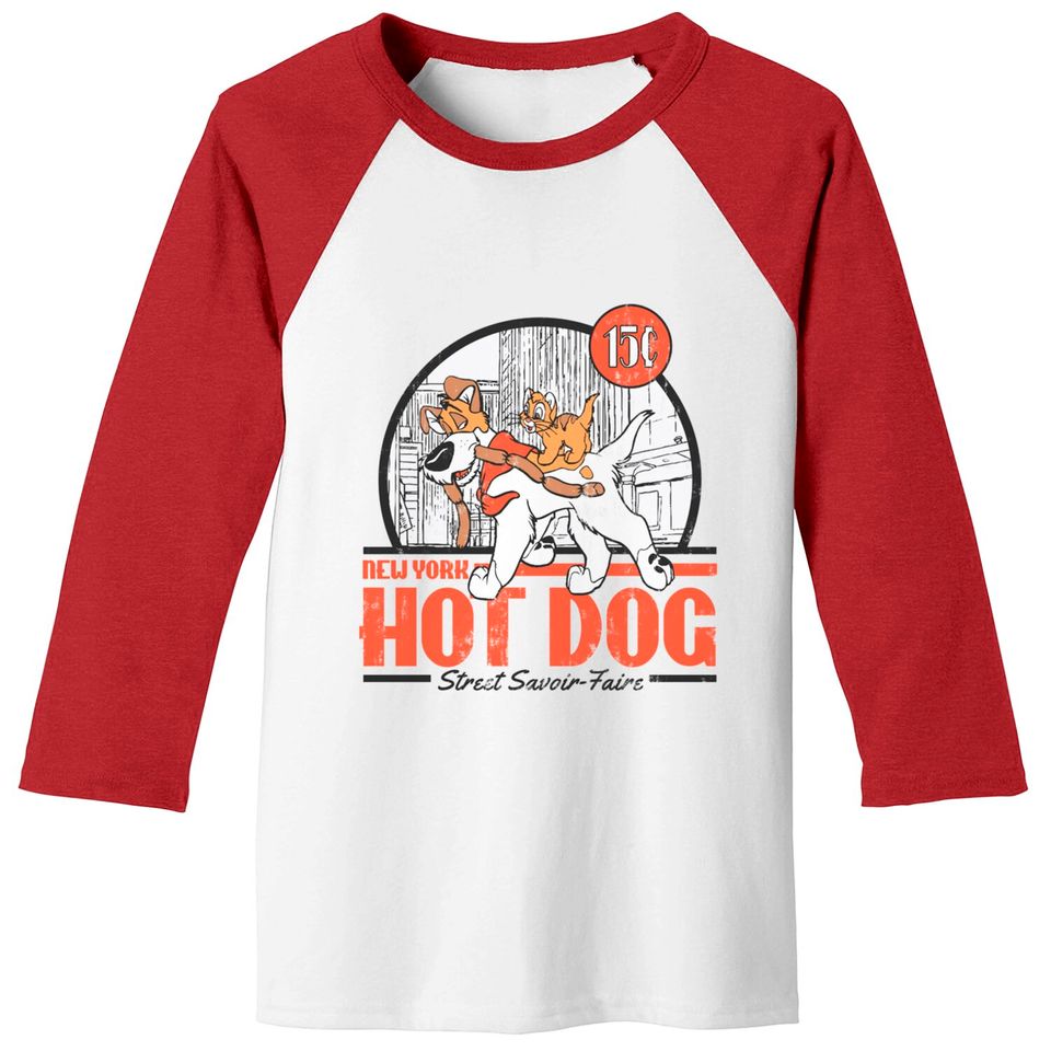 Disney Oliver And Company Baseball Tees