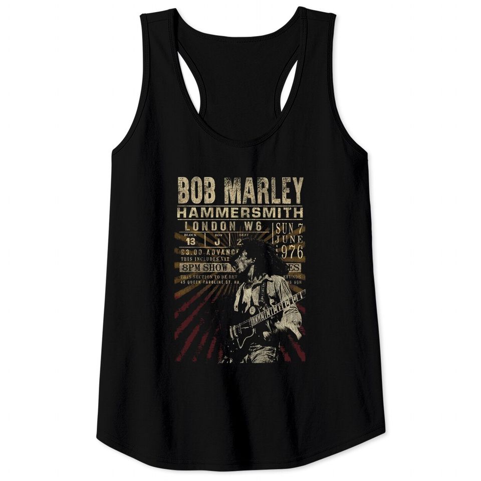 Bob Marley Unisex Eco-Tee: Hammersmith '76
