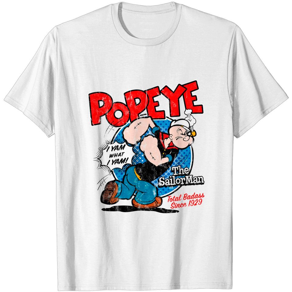 Popeye The Sailor - Popeye The Sailor Man Show Cartoon - T-Shirt