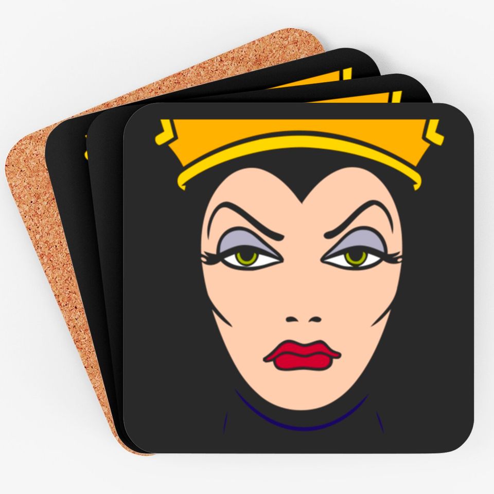 Disney Villains Evil Queen Big Face Coasters