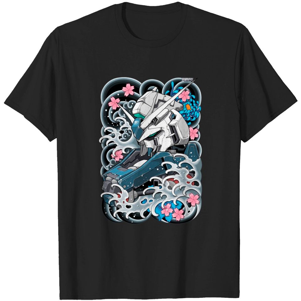 Hi Nu Gundam Tattoo - Gundam - T-Shirt