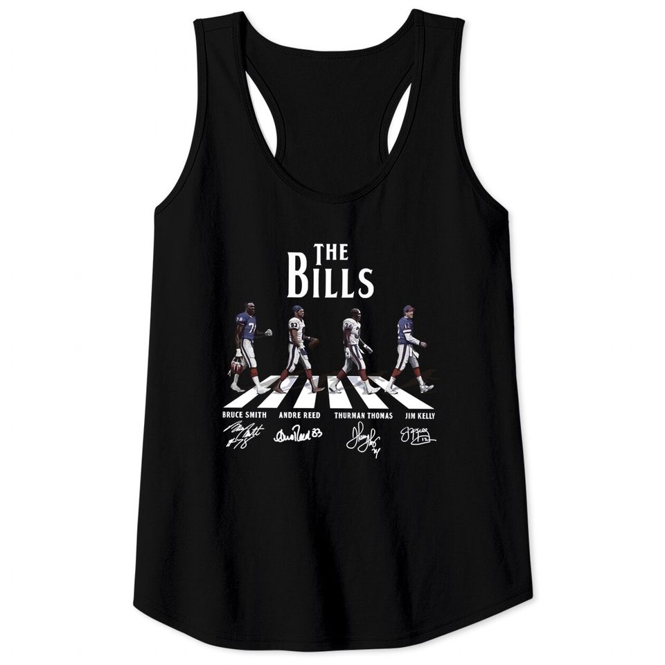 The Bills Abbey Road Signatures Tank Tops