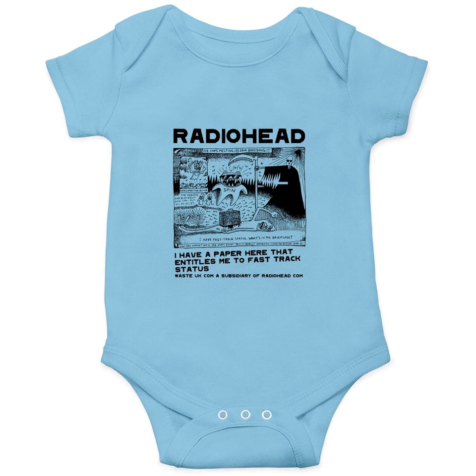 Vintage Radiohead Onesie, Radiohead Vintage Retro concert Onesies