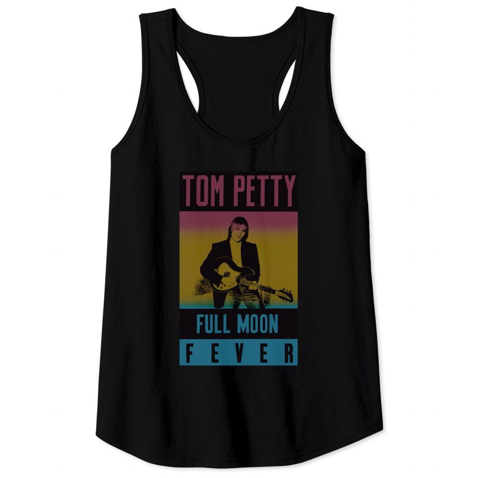 Tom Petty Tank Tops - Full Moon Fever Classic Retro Heartbreakers