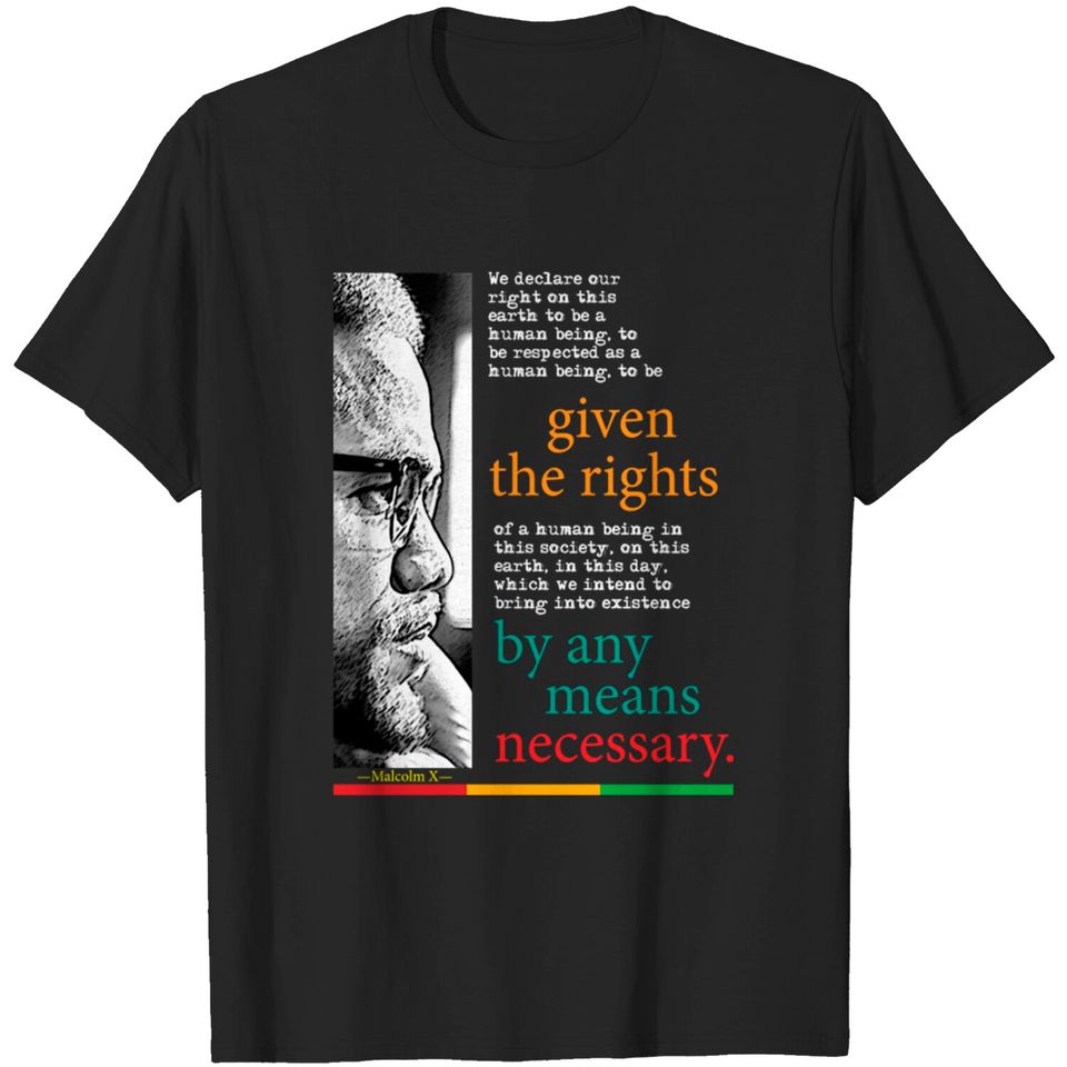 Malcolm X Nation - Malcolm X - T-Shirt