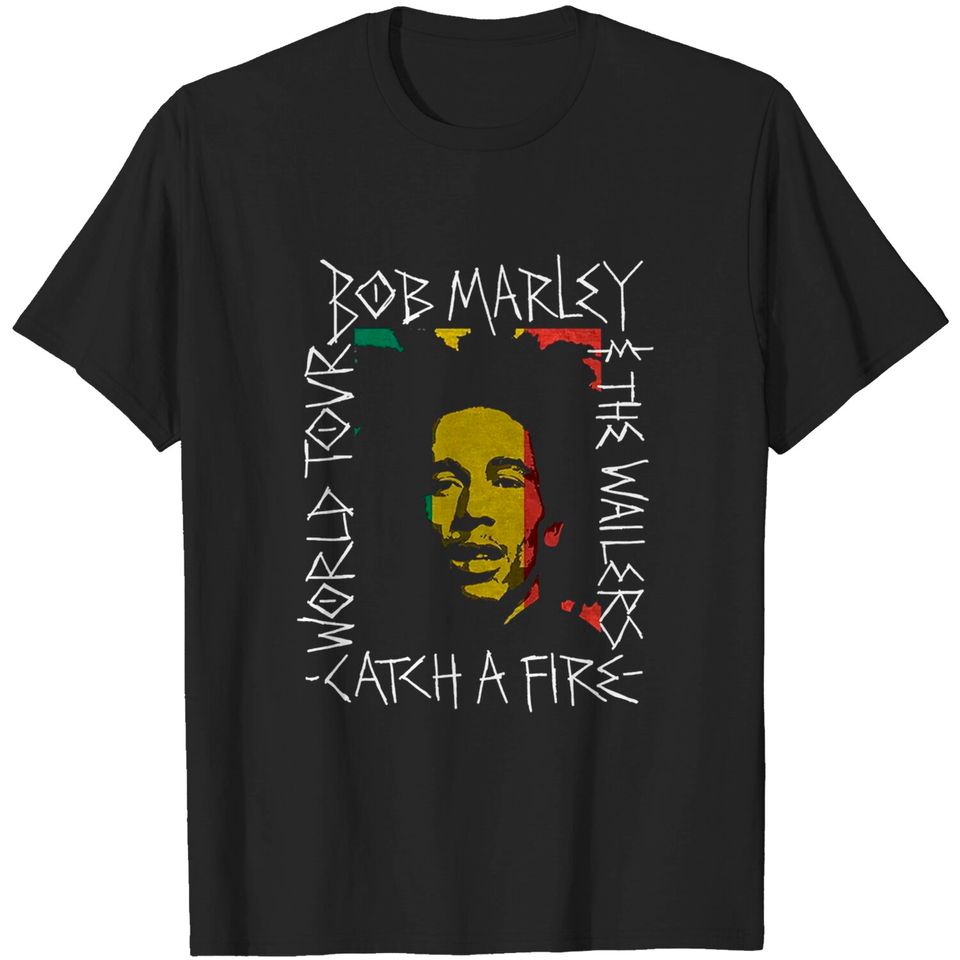 Bob Marley Unisex Tee: Rasta Scratch