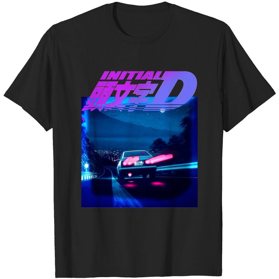 Initial D Neon AE86 Classic T-Shirt