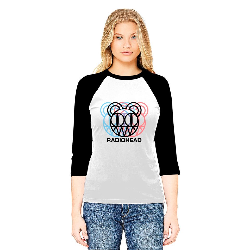 Radiohead Logo Dizzy Glitch - Radiohead - Baseball Tees