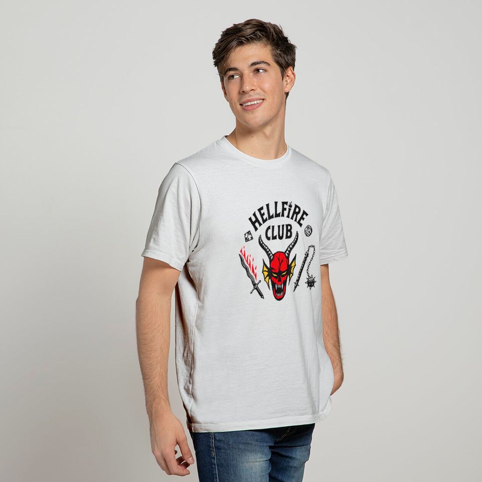 Stranger Things 4 Hellfire Club Logo T-Shirt T-Shirts