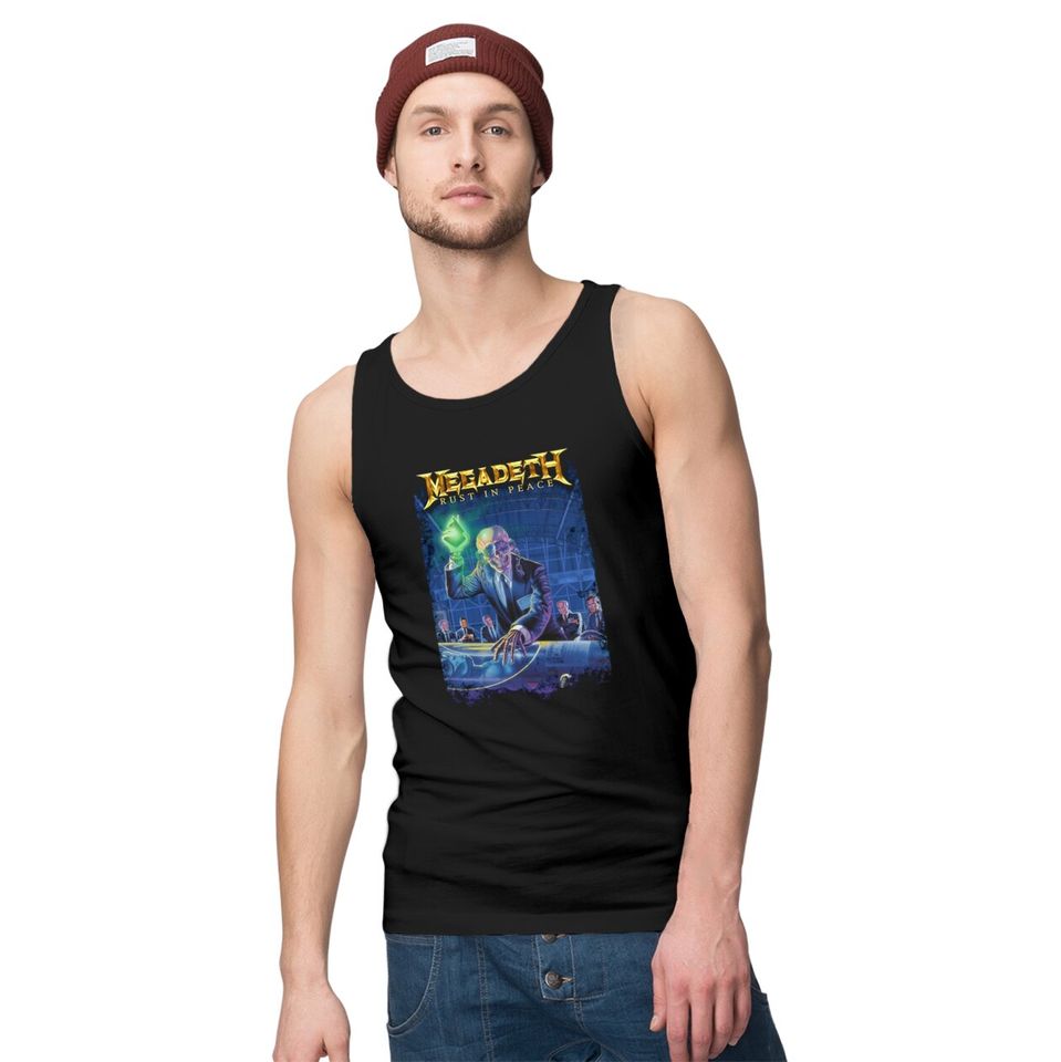 Megadeth Rust In Peace 30Th Anniversary Tank Tops