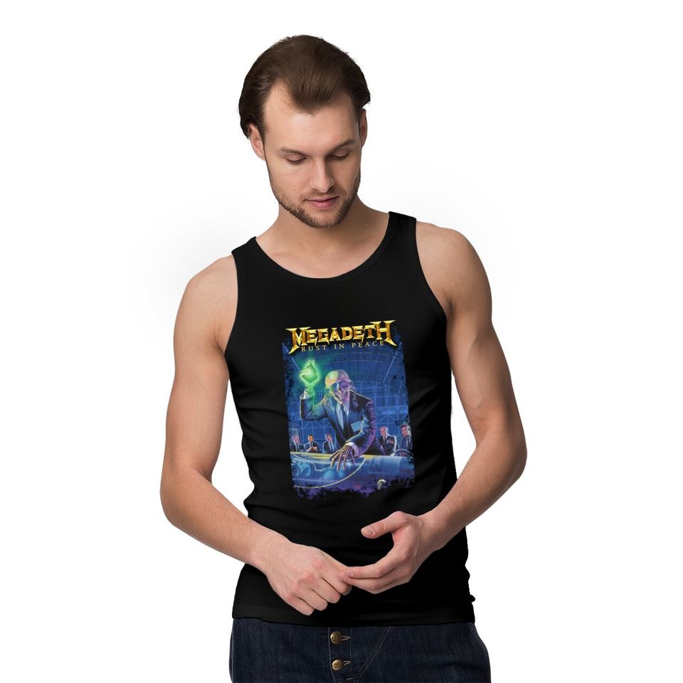 Megadeth Rust In Peace 30Th Anniversary Tank Tops