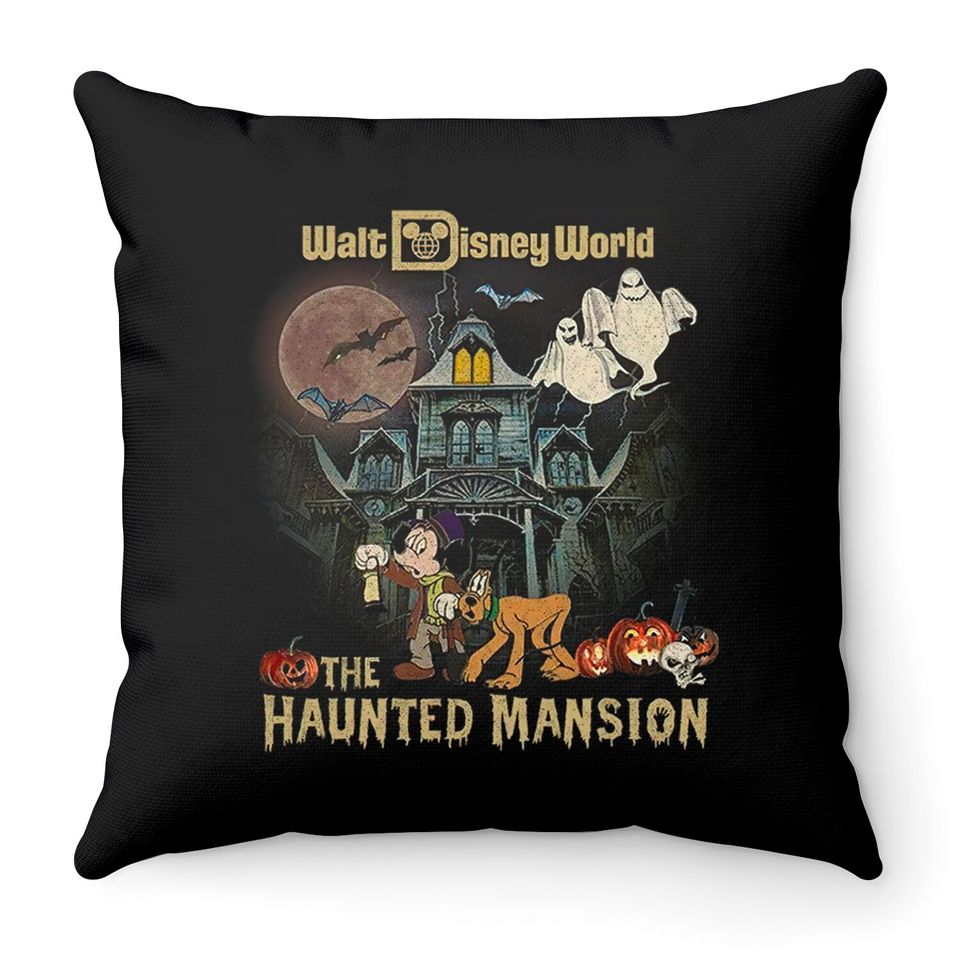 The Haunted Mansion Throw Pillows, Halloween Throw Pillows, Disney Halloween Throw Pillows