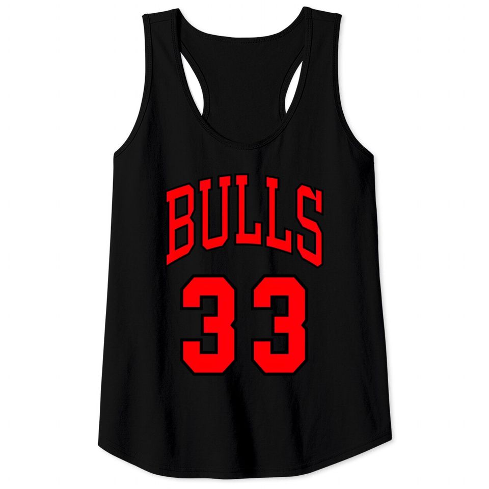 Scottie Pippen Jersey - Scottie Pippen Jersey - Tank Tops