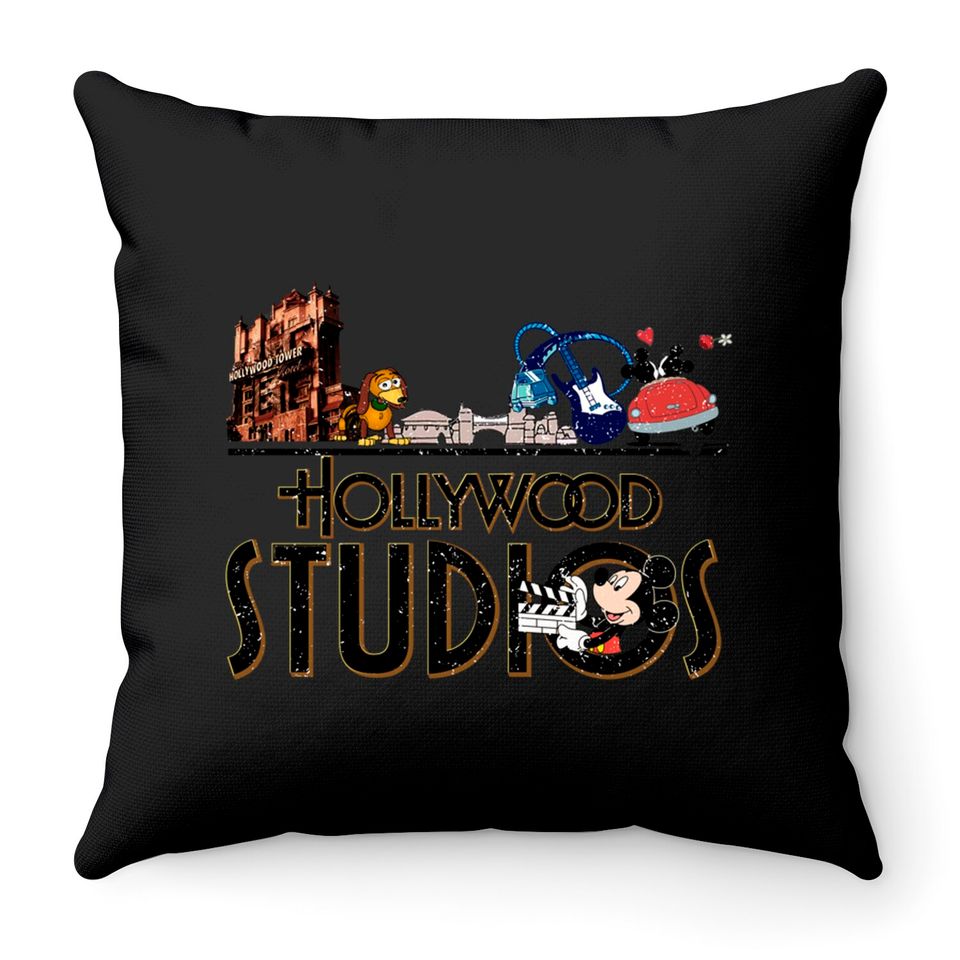 Hollywood Studios Throw Pillows, Disney Hollywood Throw Pillows, Disney Universal Studios Throw Pillows