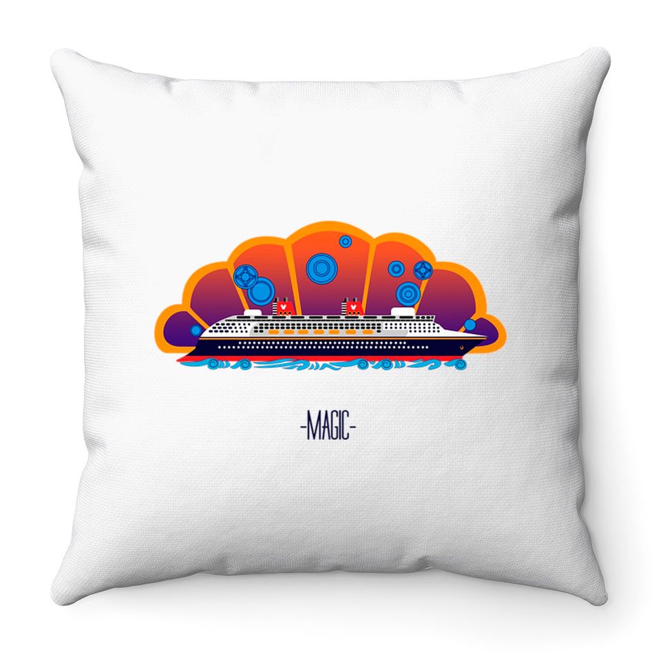 The Magic - Disney Cruise - Throw Pillows