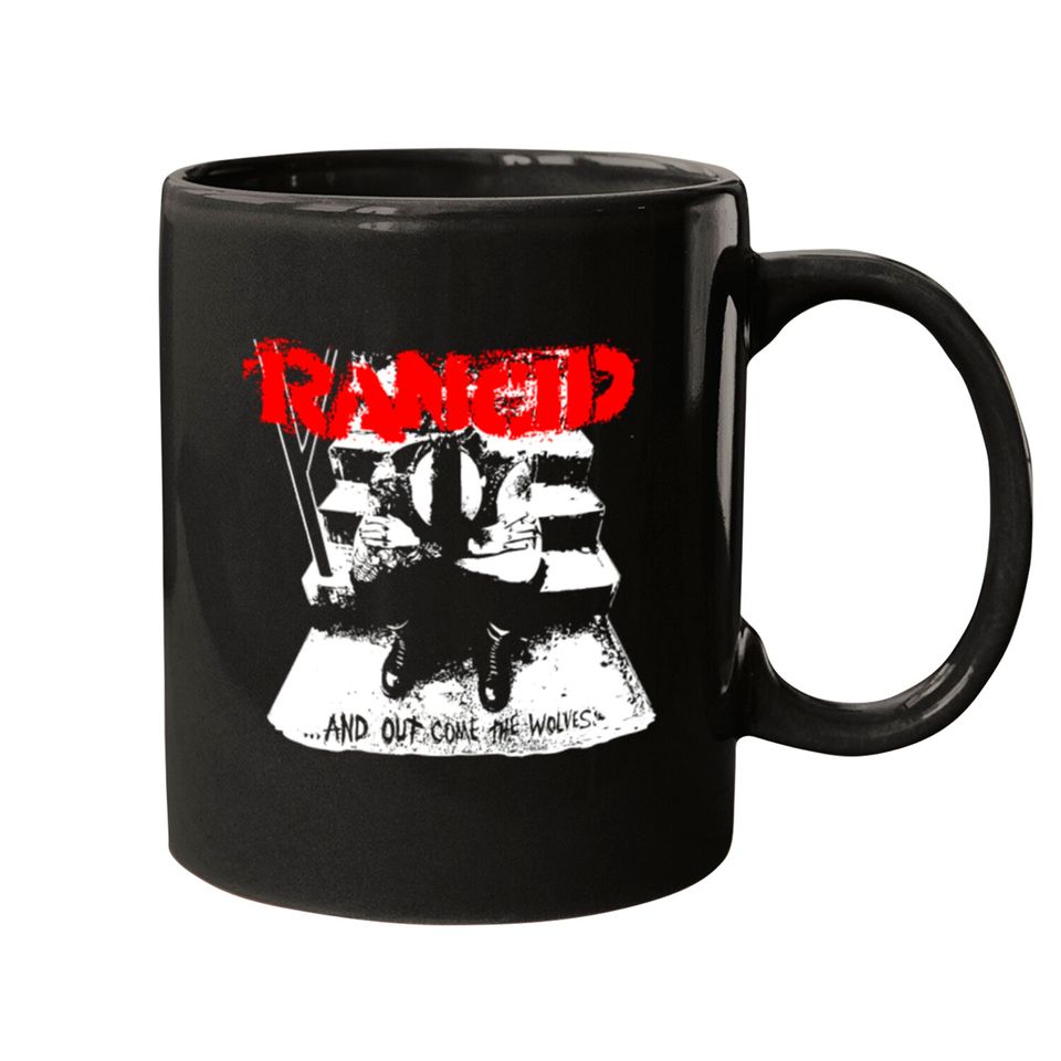 Rancid And Out Come The Wolves Official Merchandis Mugs