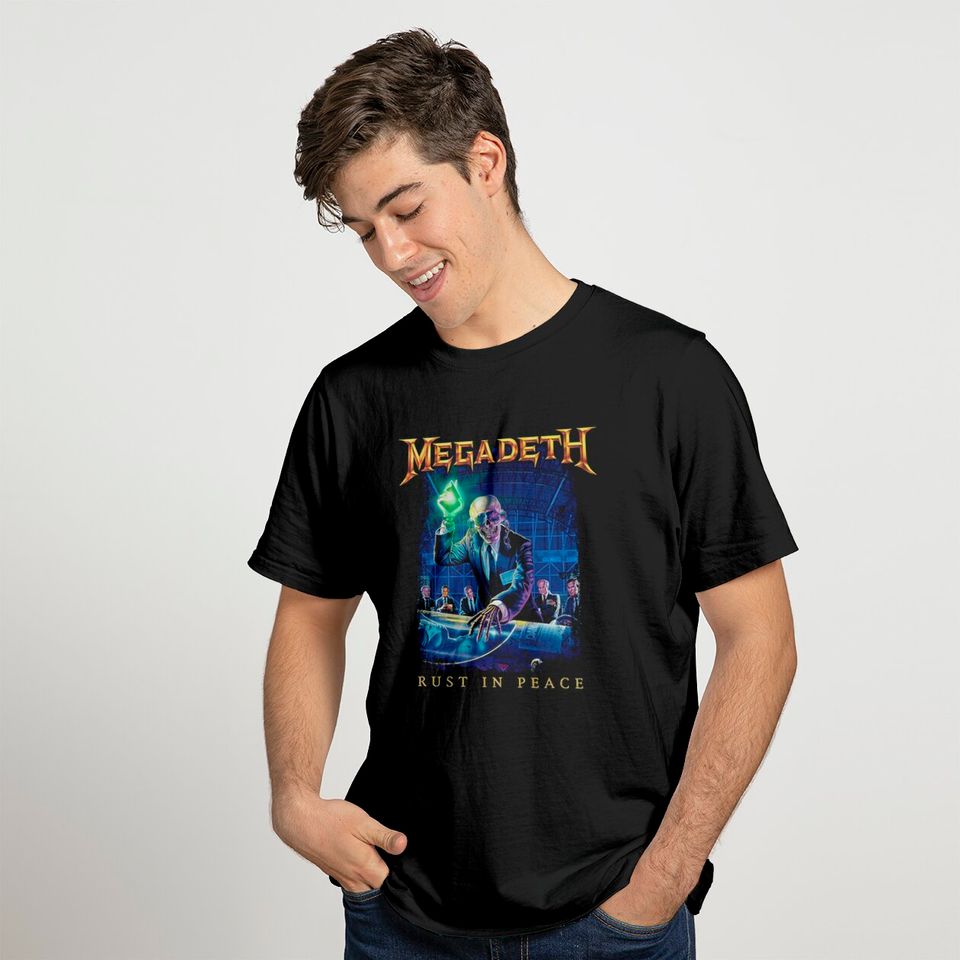 Megadeth Rust In Peace Tracklist T-Shirt