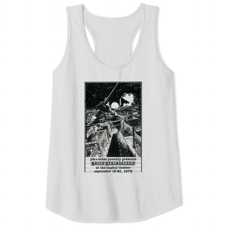 Bruce Springsteen Capitol Theater poster - Bruce Springsteen - Tank Tops