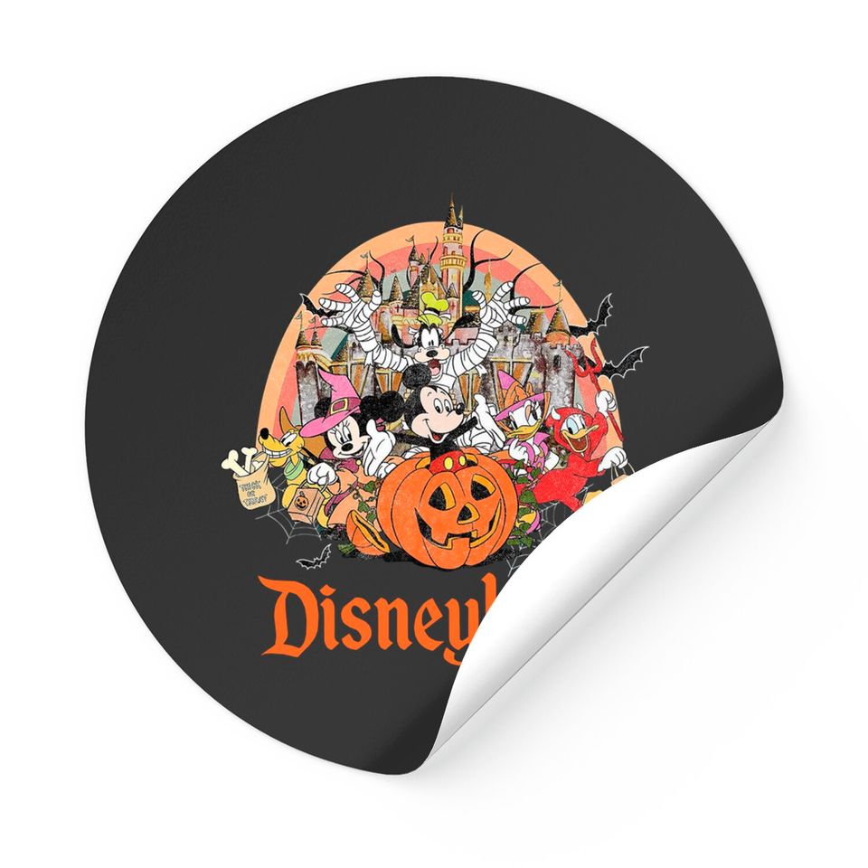 Vintage Disneyland Halloween Stickers