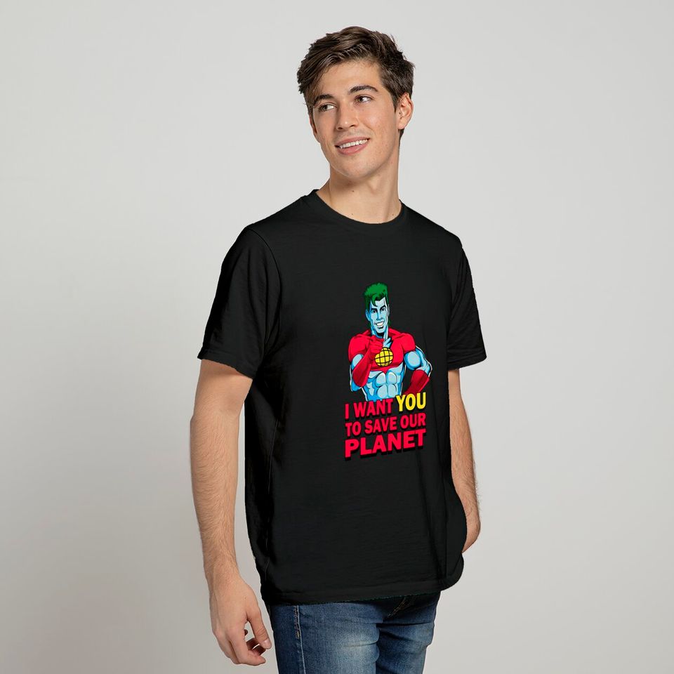 Planeteer Call - Captain Planet - T-Shirt