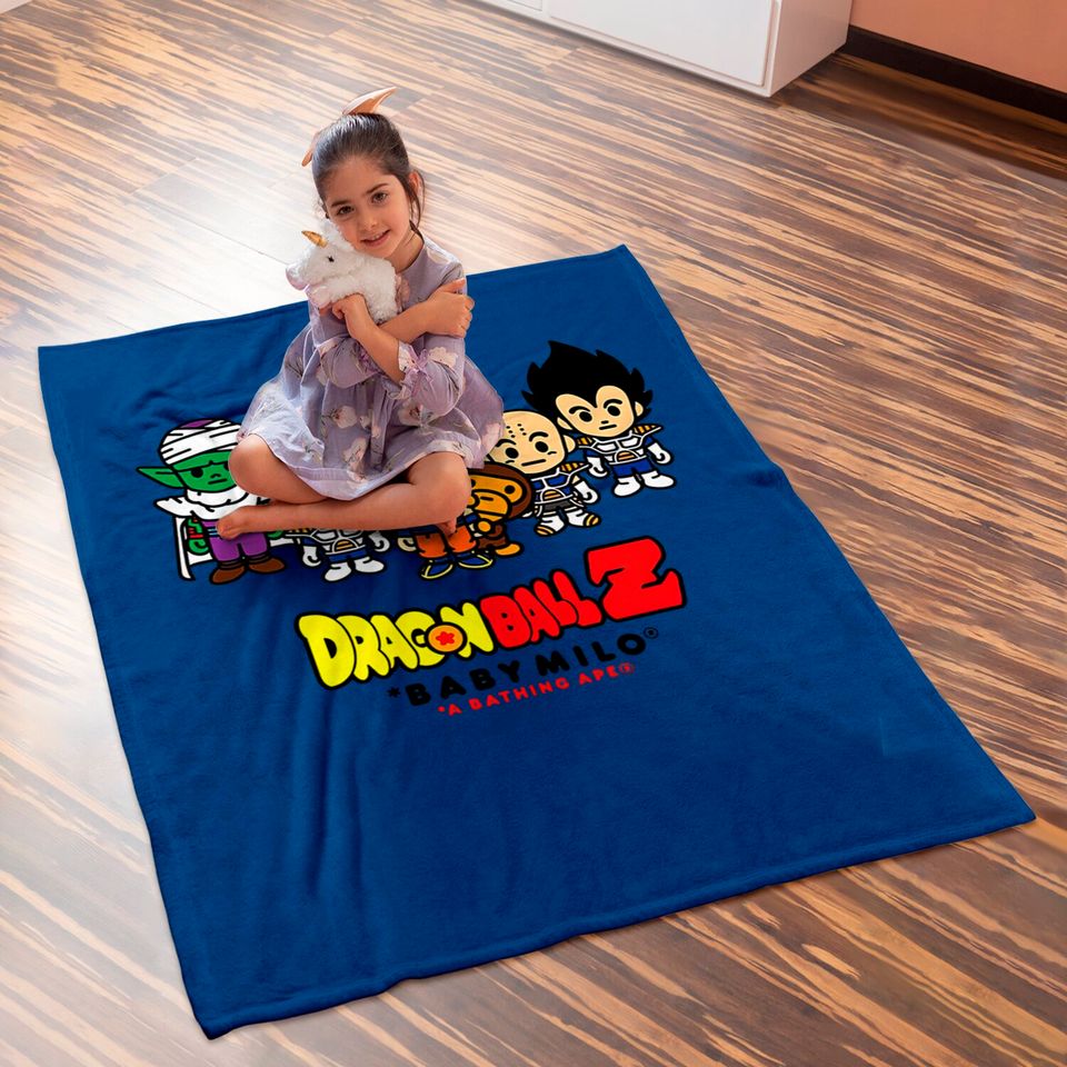 Bape Baby Milo Dragon Ball Z Rare Collab Baby Blankets