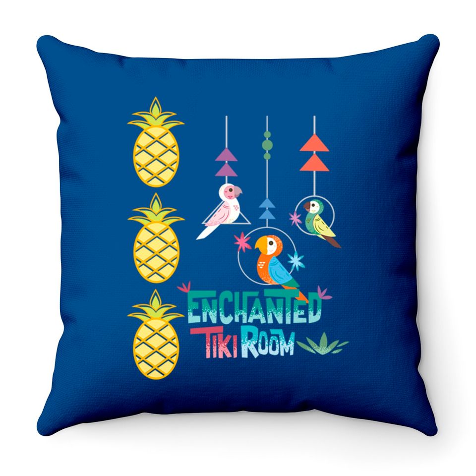 Enchanted Tiki Room - Disney - Throw Pillows