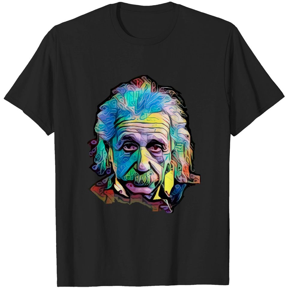 Albert Einstein Abstract - Einstein - T-Shirt