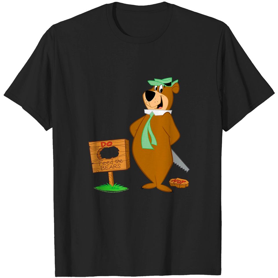 Yogi Bear Do Not Feed the Bears T-Shirt T-Shirts