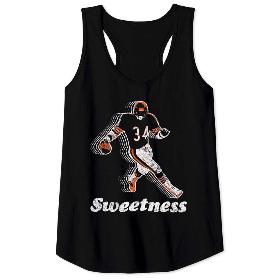 Chicago Bears Retro Walter Payton Tank Tops