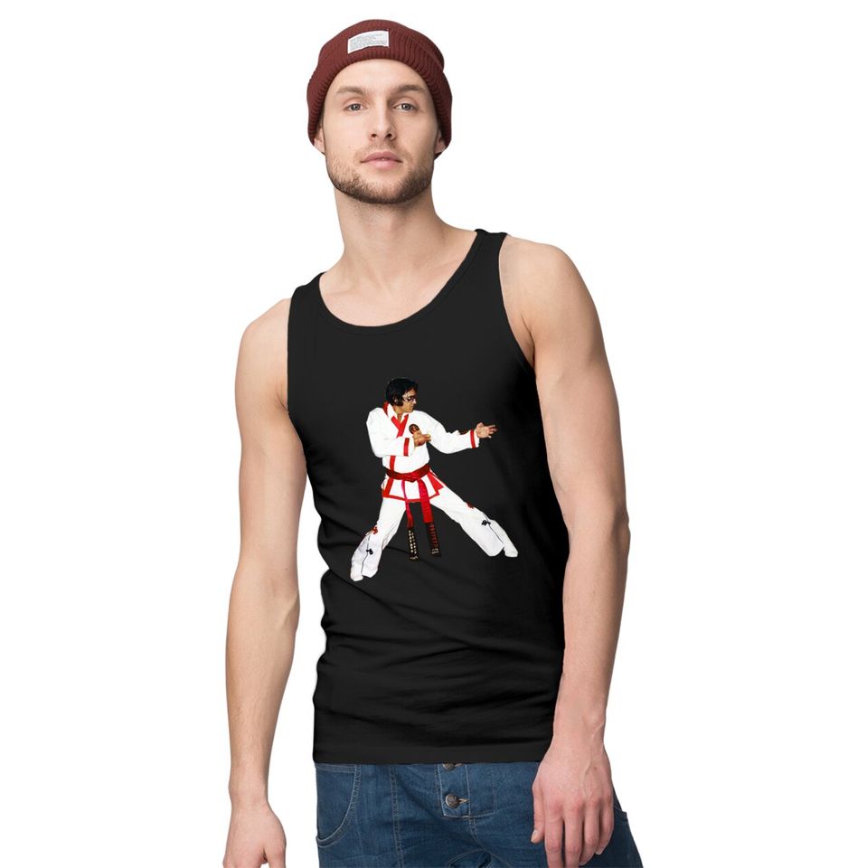 Karate Elvis - Elvis Presley - Tank Tops