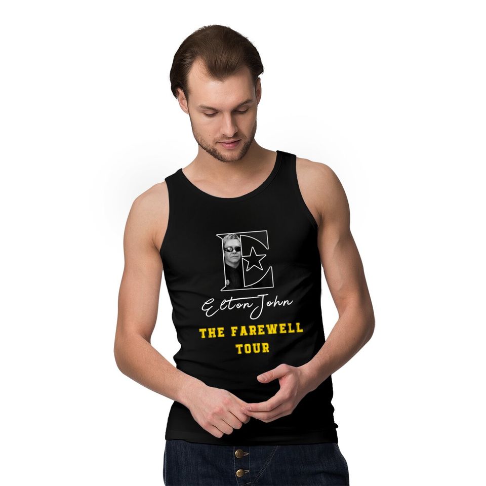 Elton john Farewell Tank Tops, Cute Gift Shirt