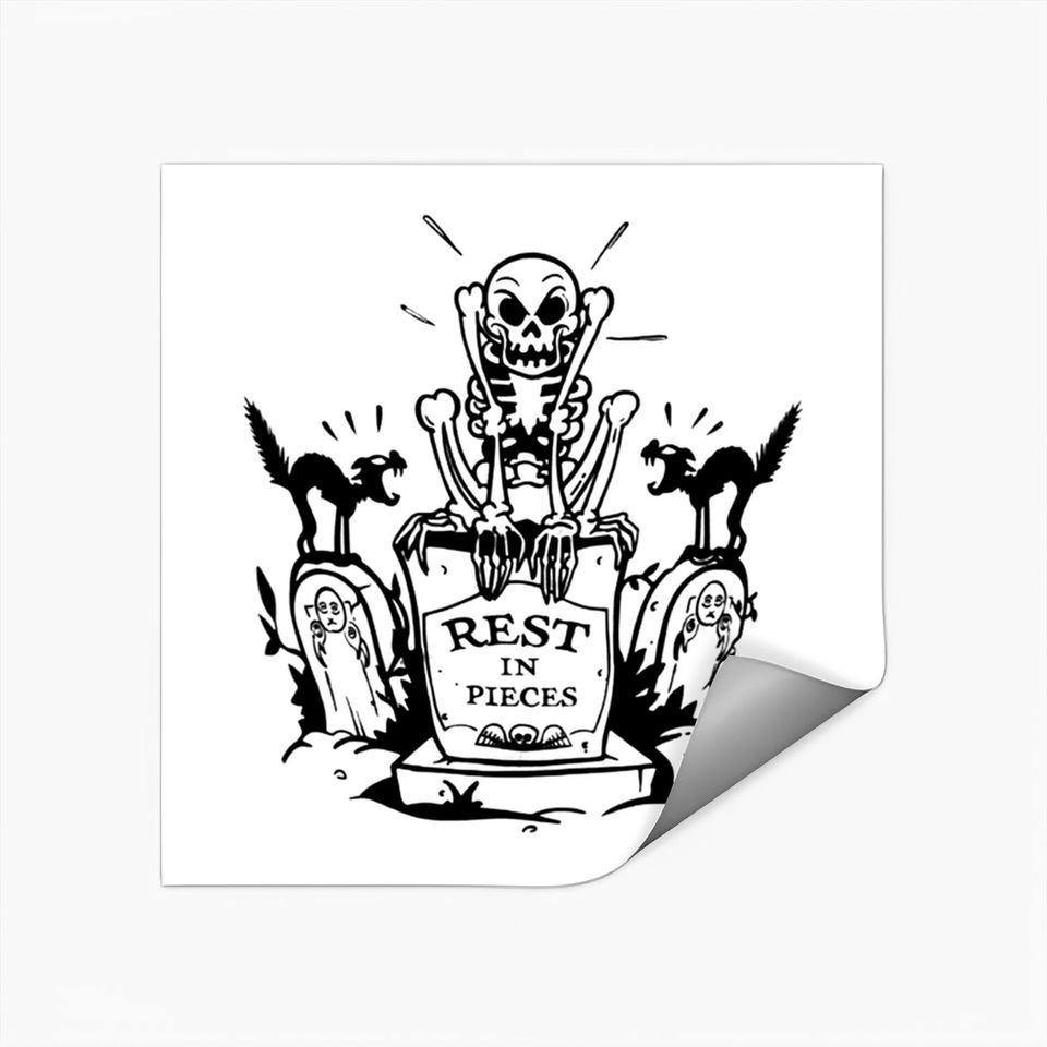 Funny Disney Dancing Skeleton Stickers, Silly Symphony 1929