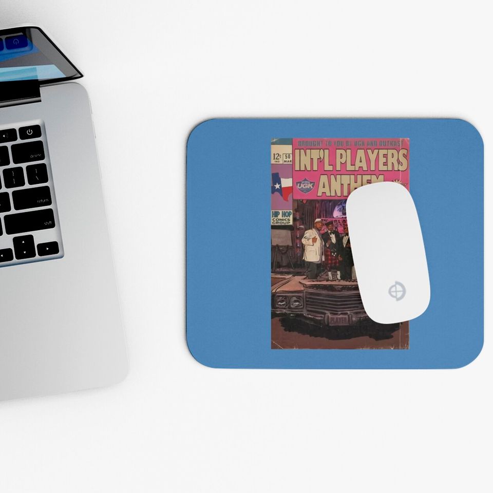 UGK and Outkast - International Players Anthem - Comic Book Fan Art Mouse Pads