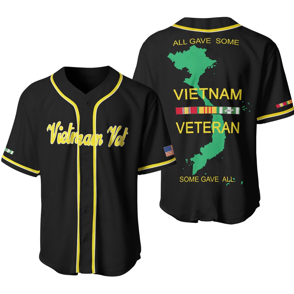 U.S. Vietnam Veteran Baseball Jersey
