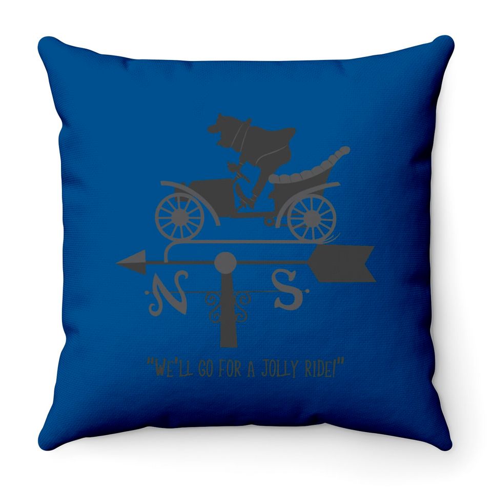 Mr. Toad's Weather Vane - Disneyland - Throw Pillows