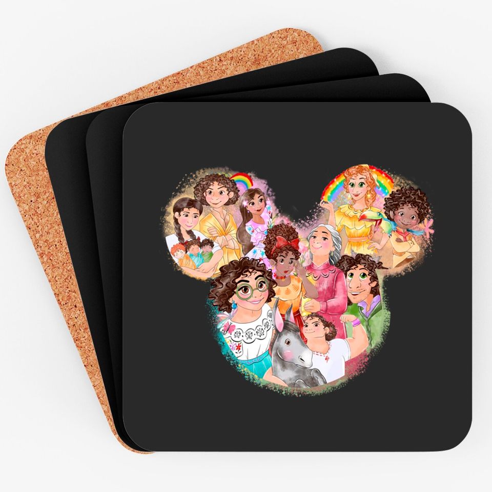 Disney Encanto Watercolor Coasters