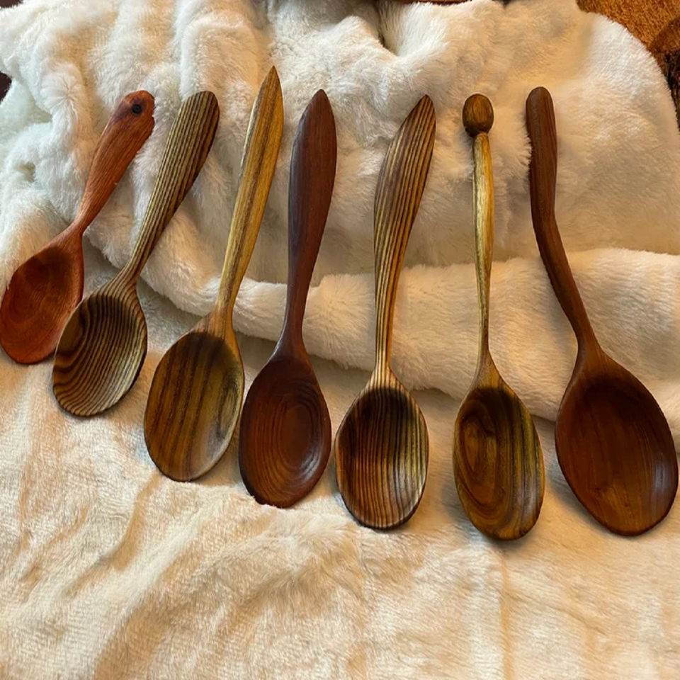 Perfect Kitchen Utensil , Apple Wooden Stirring Spoon